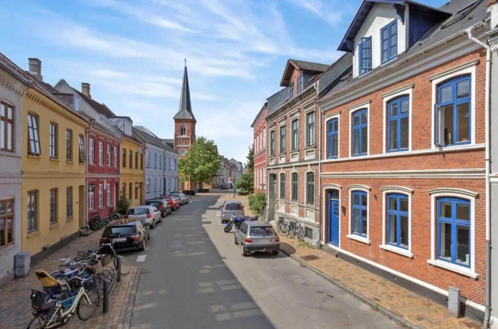 Historic Thorsgade in central Odense, home of Gertruds Petit Hotel